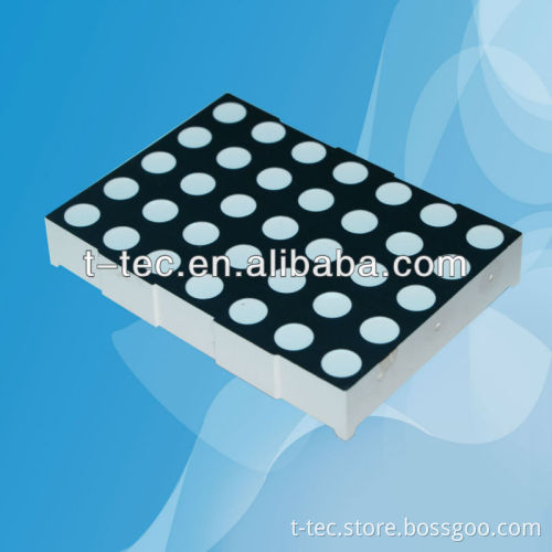 1257 red color LED dot matrix